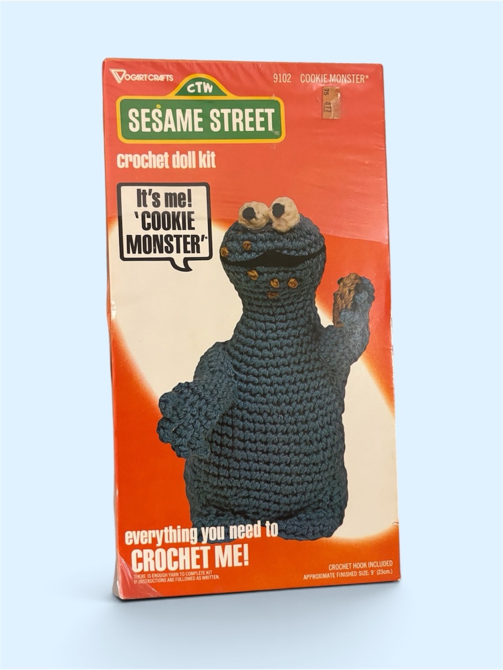 NWOT Sesame Street Cookie Monster Crochet Doll Kit